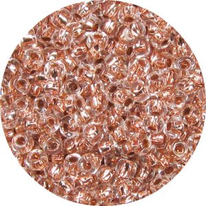 6/0 Japanese Seed Bead, Genuine Copper Lined Crystal