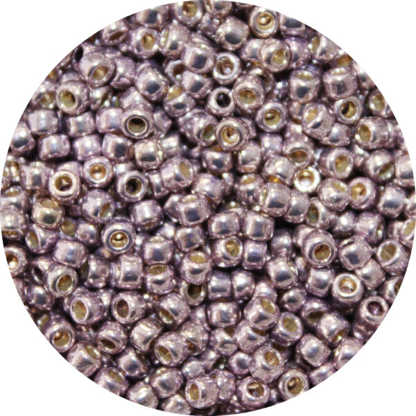 Japanese Seed Bead, PermaFinish Metallic Lilac