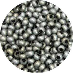 6/0 Seed Bead, Genuine Metal, Antique Zinc