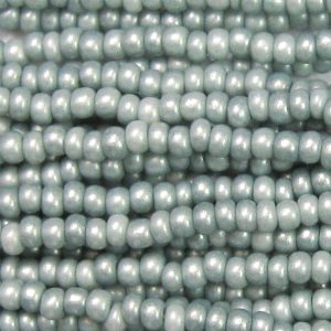 6/0 Czech Seed Bead, Frosted Prussian Blue Supra**