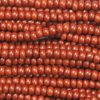 6/0 Czech Seed Bead, Frosted Chestnut Supra**