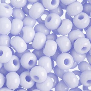 2/0 Czech Seed Bead Opaque TRUE Lavender