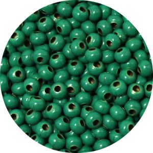 6/0 Seed Bead, Genuine Metal, Green