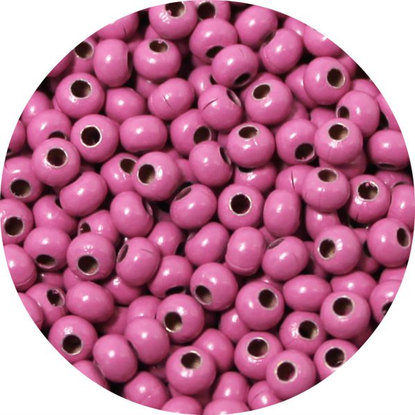 6/0 Seed Bead, Genuine Metal, Pink