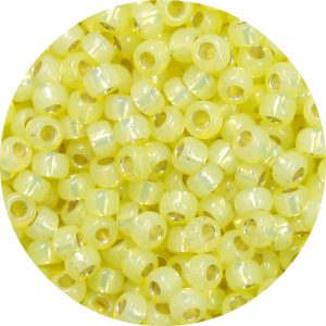6/0 Japanese Seed Bead, Gold Lined Waxy Yellow*