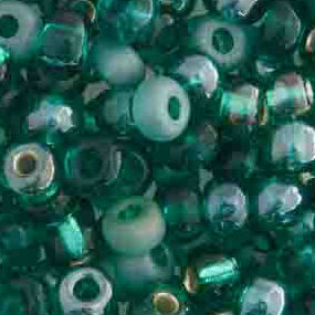 2/0 Czech Seed Bead Emerald City Mix