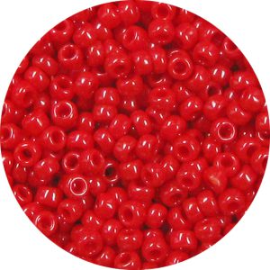8/0 Japanese Seed Bead, Opaque Red