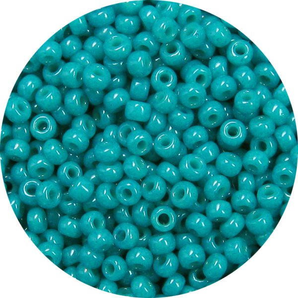 8/0 Japanese Seed Bead, Opaque Blue Green*