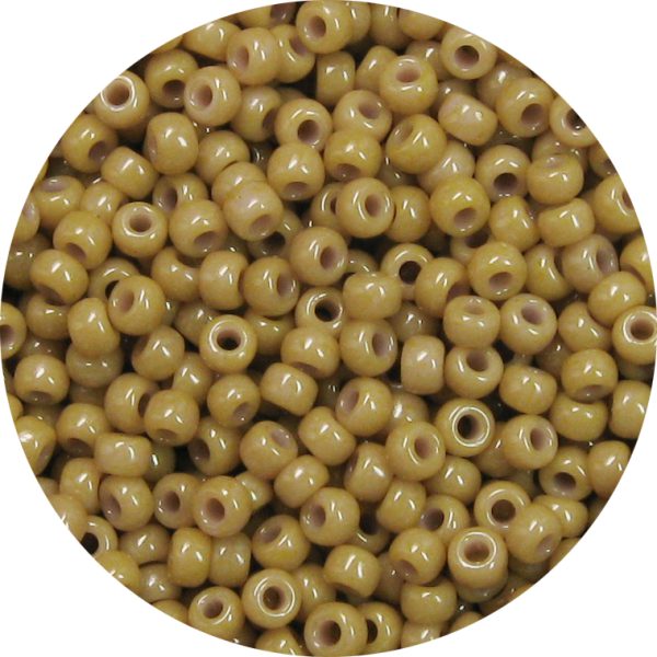 8/0 Japanese Seed Bead, Opaque Tan*