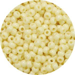 8/0 Japanese Seed Bead, Opaque Ivory