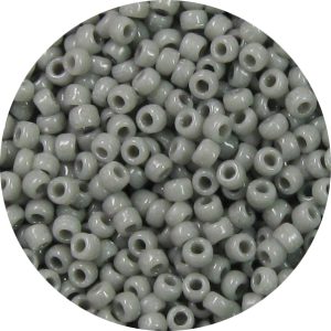 8/0 Japanese Seed Bead, Opaque Grey