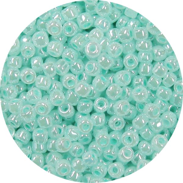 8/0 Japanese Seed Bead, Ceylon Light Turquoise Green*