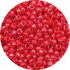 8/0 Japanese Seed Bead, Opaque Red Luster