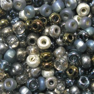 11/0 Czech Seed Bead, Heavy Metals Mix