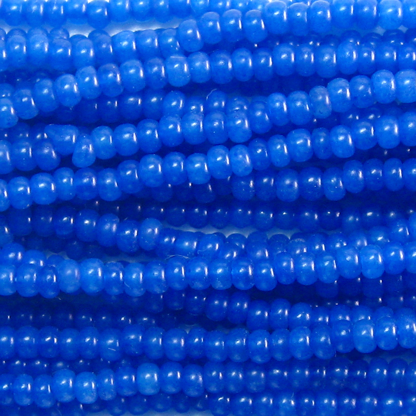 Czech Glass Seed Beads Size 12/0 Blue Opal