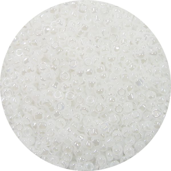 11/0 Japanese Seed Bead, Ceylon White