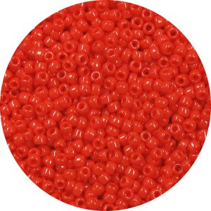 11/0 Japanese Seed Bead, Opaque Red
