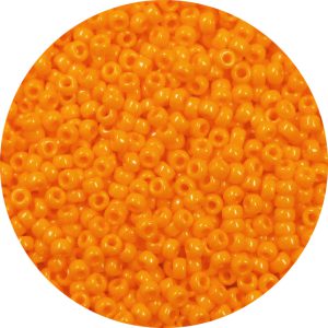 11/0 Japanese Seed Bead, Opaque Orange