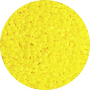11/0 Japanese Seed Bead, Opaque Corn Yellow