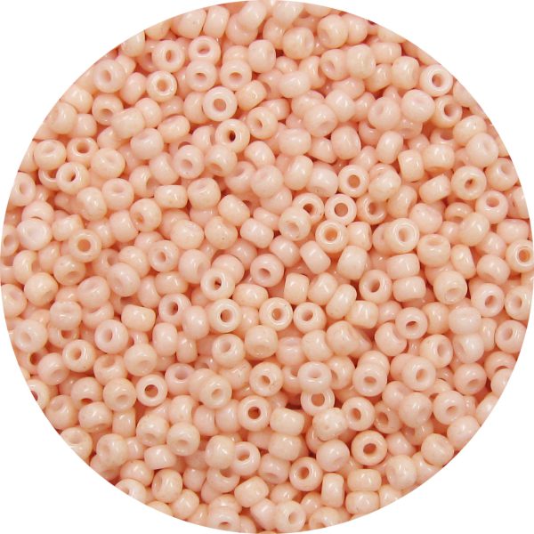 11/0 Japanese Seed Bead, Opaque Light Peachy Pink