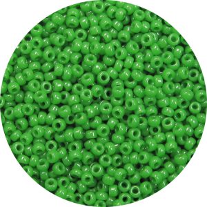 11/0 Japanese Seed Bead, Opaque Green