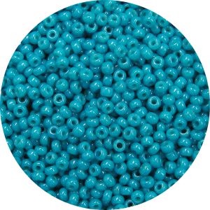 11/0 Japanese Seed Bead, Opaque Blue Green*