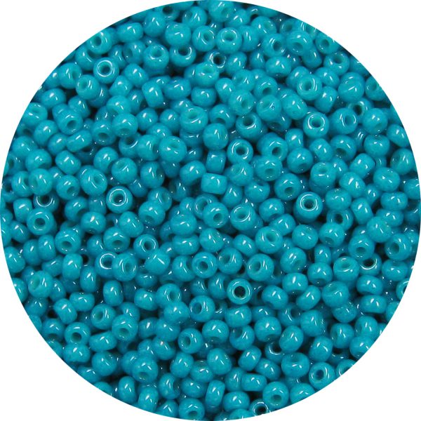 11/0 Japanese Seed Bead, Opaque Blue Green*