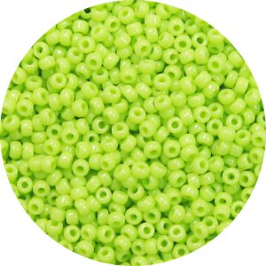 11/0 Japanese Seed Bead, Opaque Light Green