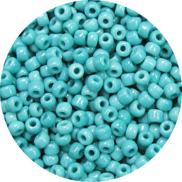 11/0 Japanese Seed Bead, Opaque Green Turquoise