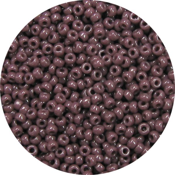 11/0 Japanese Seed Bead, Opaque Dark Purple