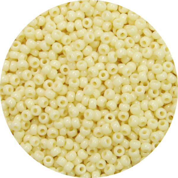 11/0 Japanese Seed Bead, Opaque Ivory