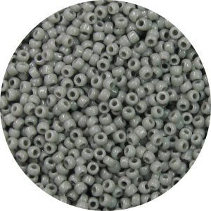 11/0 Japanese Seed Bead, Opaque Grey