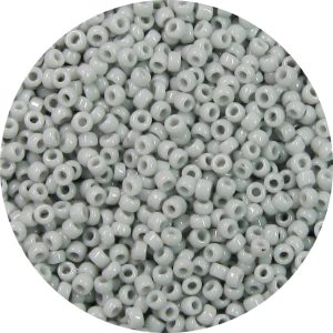 11/0 Japanese Seed Bead, Opaque Light Grey