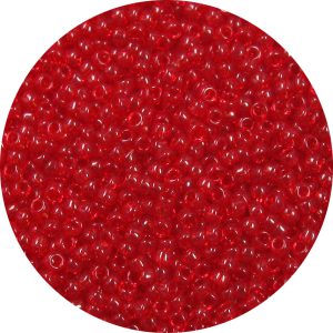 11/0 Japanese Seed Bead, Transparent Ruby