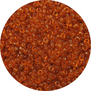 11/0 Japanese Seed Bead, Transparent Medium Topaz