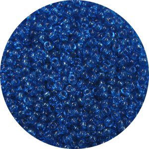 11/0 Japanese Seed Bead, Transparent Capri Blue