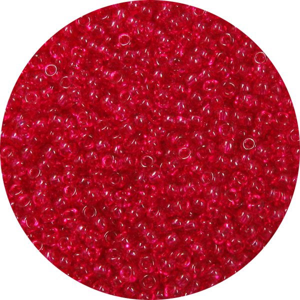 11/0 Japanese Seed Bead, Transparent Hot Dark Pink*