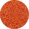 11/0 Japanese Seed Bead, Transparent Orange AB