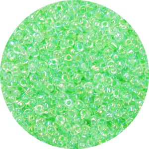 11/0 Japanese Seed Bead, Transparent Spring Green AB*