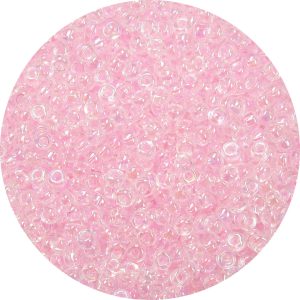 11/0 Japanese Seed Bead, Transparent Light Pink AB*