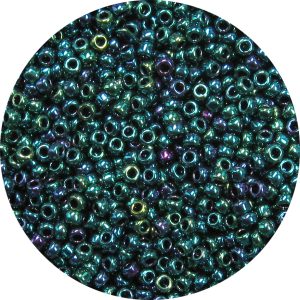 11/0 Japanese Seed Bead, Teal Iris