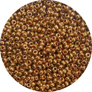 11/0 Japanese Seed Bead, Metallic Light Bronze