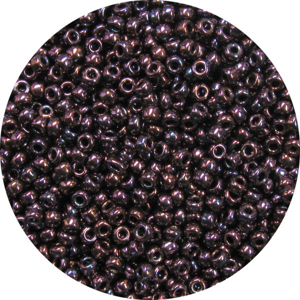 11/0 Japanese Seed Bead, Metallic Dark Copper