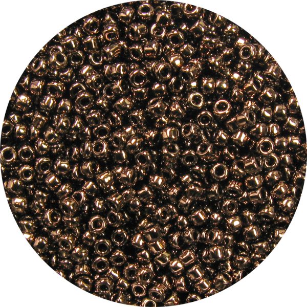 11/0 Japanese Seed Bead, Metallic Reddish Copper