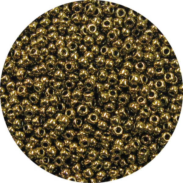 11/0 Japanese Seed Bead, Metallic Bronze