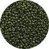 11/0 Japanese Seed Bead, Metallic Khaki Green
