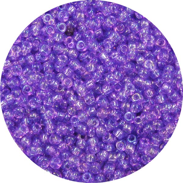 11/0 Japanese Seed Bead, Transparent Light Violet AB*