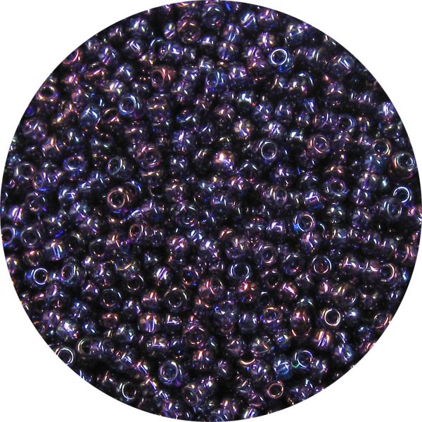 11/0 Japanese Seed Bead, Transparent Rich Amethyst AB**