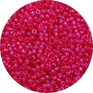 11/0 Japanese Seed Bead, Transparent Hot Pink AB**