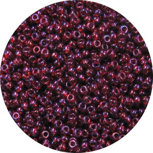 11/0 Japanese Seed Bead, Transparent Cranberry AB**